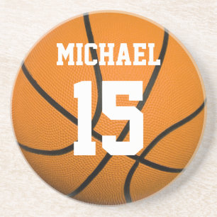 Basketball Your Name Coaster