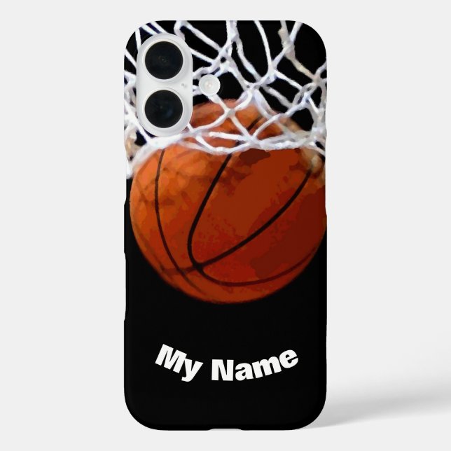 Basketball Your Name Custom Case-Mate iPhone Case (Back)