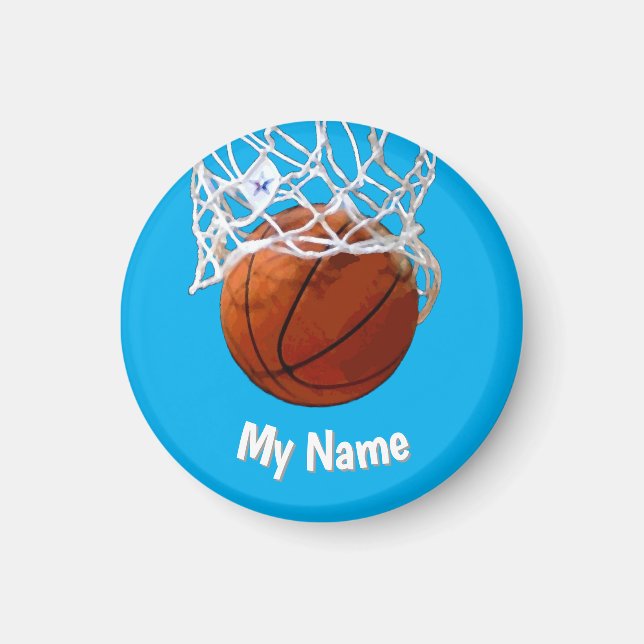 Basketball Your Name Custom Magnet (Front)
