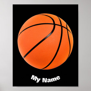 Basketball Your Name Custom Poster
