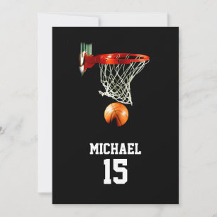 Basketball Your Name Holiday Card
