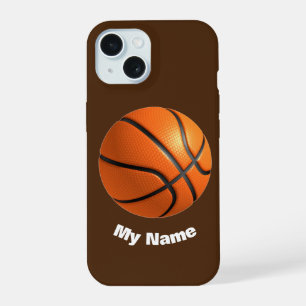 Basketball Your Name iPhone 15 Case