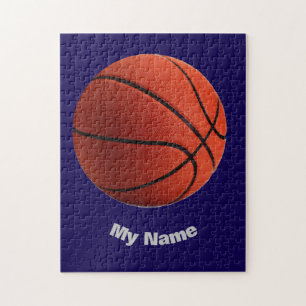 Basketball Your Name Jigsaw Puzzle