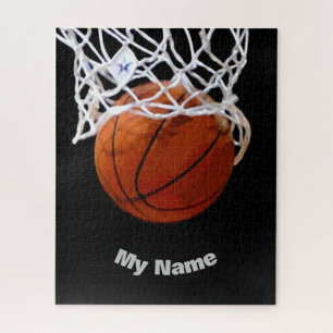 Basketball Your Name Jigsaw Puzzle