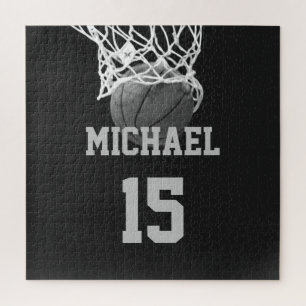 Basketball Your Name Jigsaw Puzzle