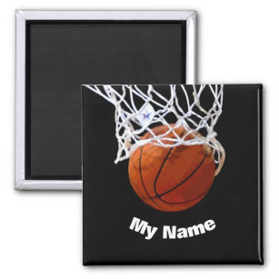 Basketball Your Name Magnet