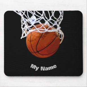 Basketball Your Name Mouse Pad