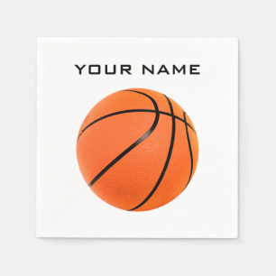 Basketball Your Name Napkin