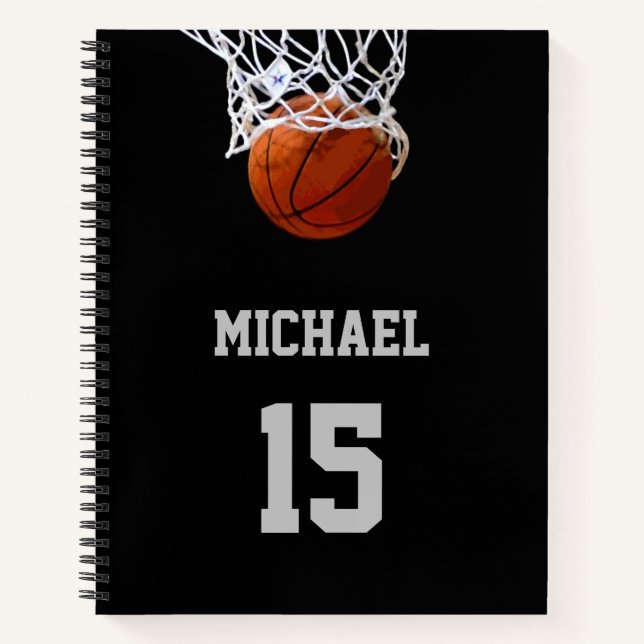 Basketball Your Name Notebook (Front)
