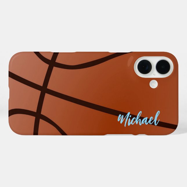 Basketball Your Name Personal Information   Case-Mate iPhone Case (Back (Horizontal))