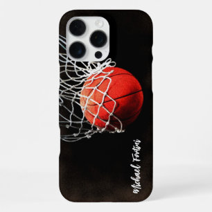 Basketball Your Name Personal Information iPhone 16 Pro Max Case