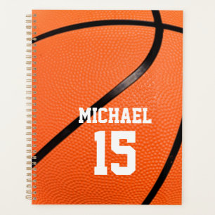 Basketball Your Name Planner