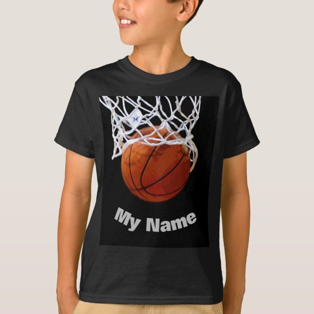 Basketball Your Name T-Shirt (Front)