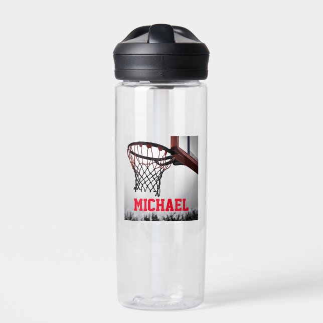 Basketball Your Name Water Bottle (Front)