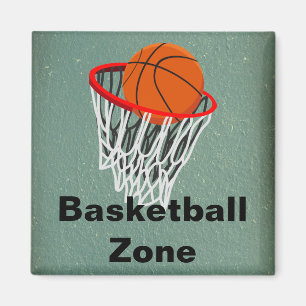 Basketball Zone Magnet
