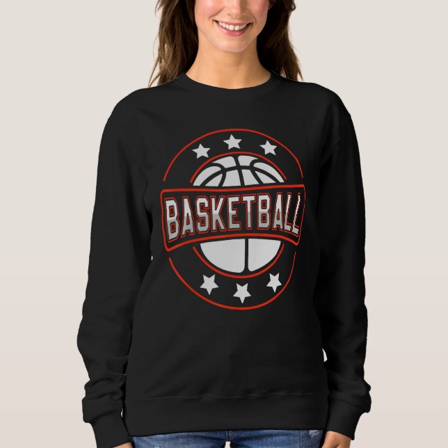 Basketballer Basketball Hoop Dunking Basketball Ho Sweatshirt (Front)
