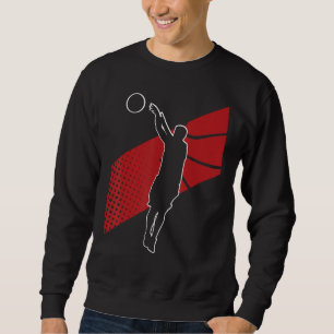 Basketballer Basketball Hoop Dunking Basketball Ho Sweatshirt