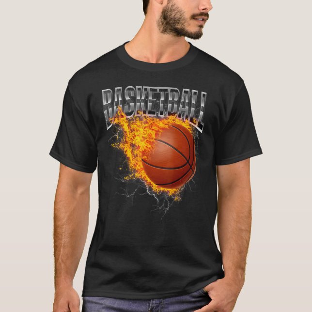 Basketballer Basketball Hoop Dunking Basketball Ho T-Shirt (Front)