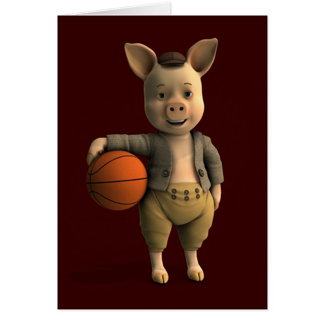 Basketballer Piglet (Front)