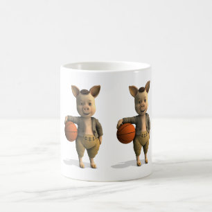 Basketballer Piglet Coffee Mug