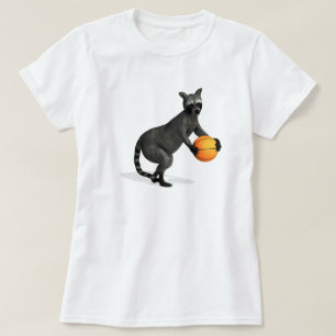 Basketballer Racoon T-Shirt
