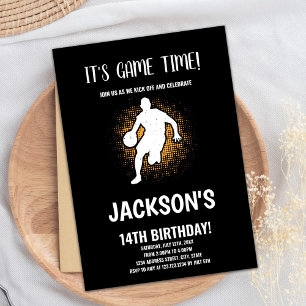 Basketballs Invitations