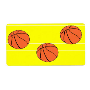 Basketballs pattern on