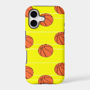 Basketballs pattern on