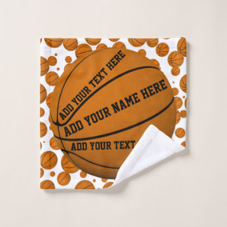 Basketballs Wash Cloth