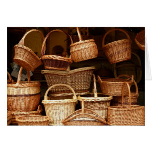 Baskets for Sale Blank Card