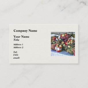 Baskets of Apples Business Card