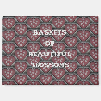 Baskets Of Beautiful Blossoms Magnet