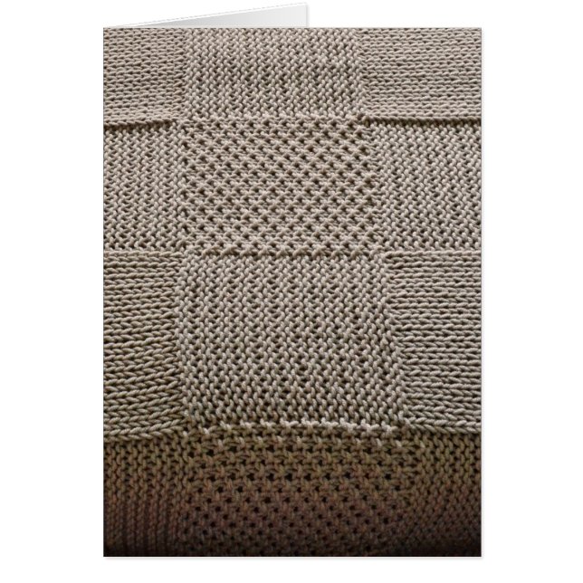 Basketweave Patchwork Knit by Shirley Taylor (Front)