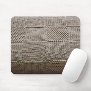 Basketweave Patchwork Knit by Shirley Taylor Mouse Pad
