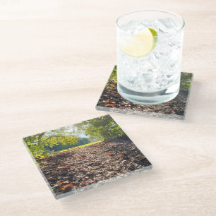 Basking in God's Love Glass Coaster