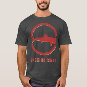 Basking Shark Lover Vintage Retro Style Animal T-Shirt