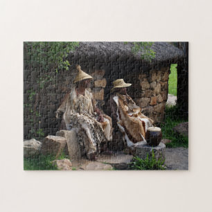 Basotho Chieftain Medicine man. Jigsaw Puzzle