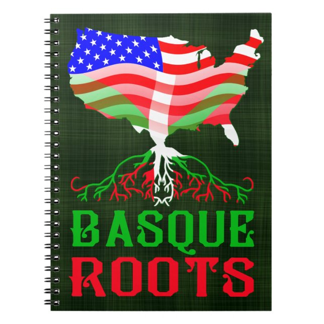 Basque American Roots Notebook (Front)