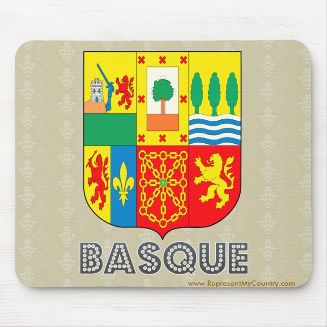 Basque Coat of Arms Mouse Pad (Front)