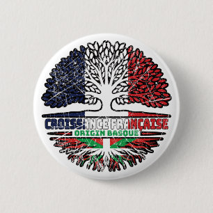 Basque Country Basque French France Tree Roots 6 Cm Round Badge