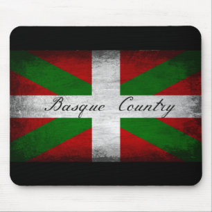 Basque Country Distressed Flag Mouse Pad
