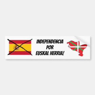 Basque Country Independence bumper sticker