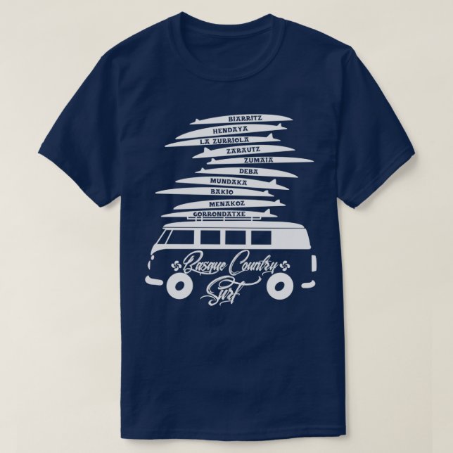 BASQUE COUNTRY SURF T-Shirt (Design Front)
