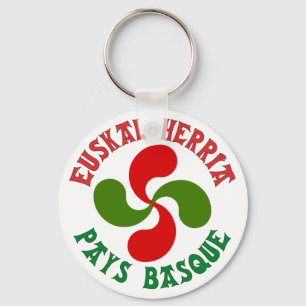 Basque Cross Key Ring