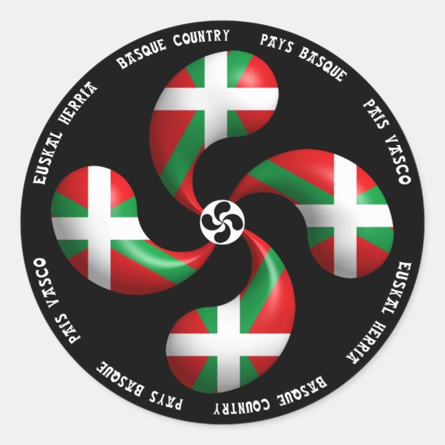 Basque Cross Sticker (Front)