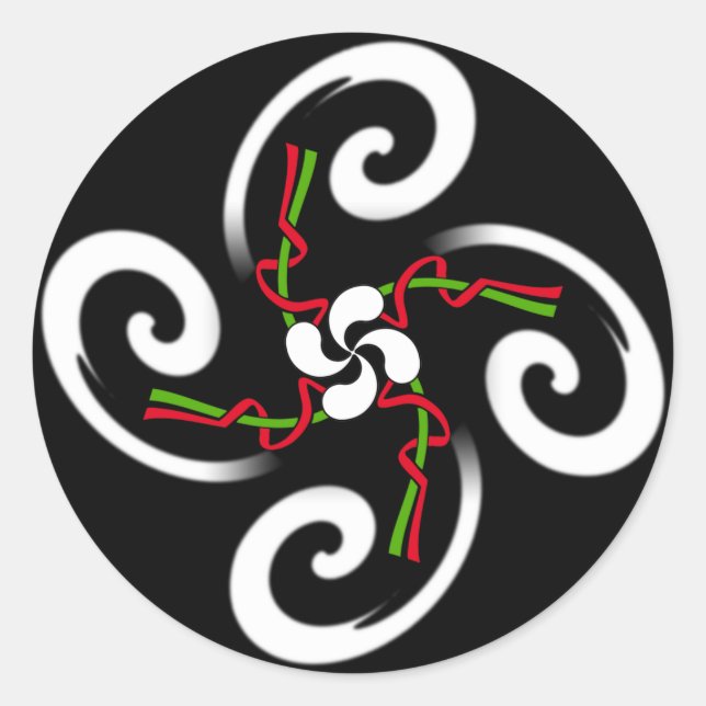 Basque Cross Sticker (Front)