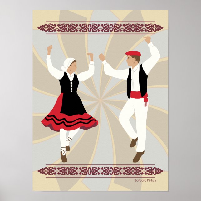 Basque Dancers Poster (Front)