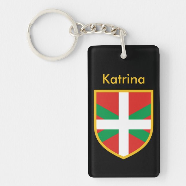 Basque Flag Key Ring (Front)