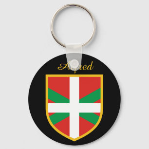Basque Flag Key Ring