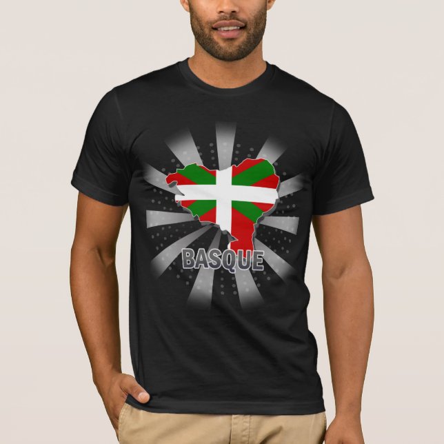 Basque Flag Map 2.0 T-Shirt (Front)